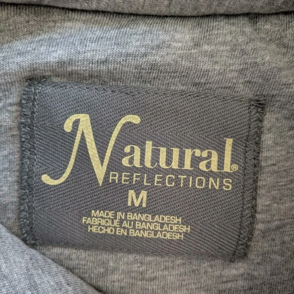 Natural Reflections Vest Womens Medium Plaid Black And White Puffer - Picture 3 of 5